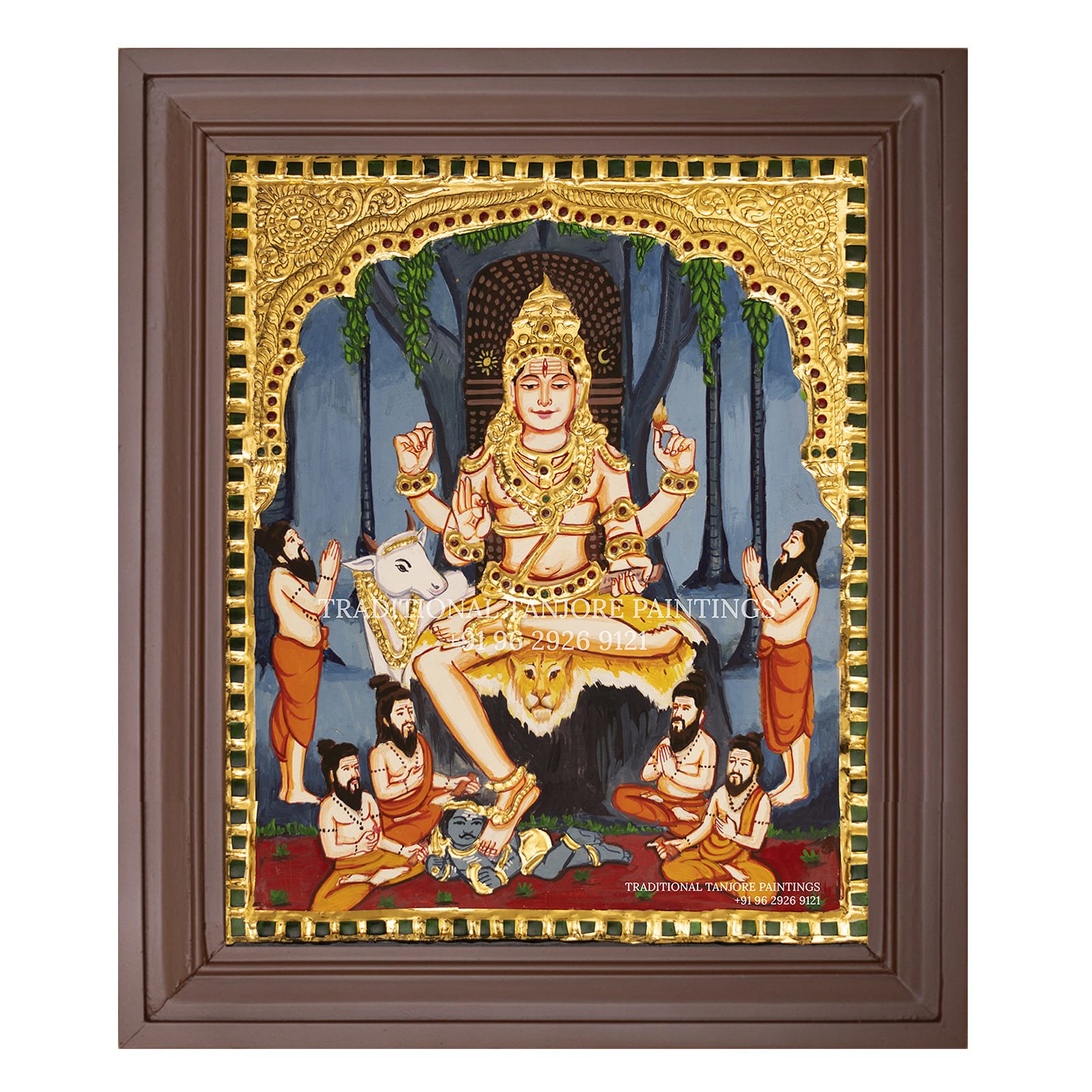 dakshinamurthy tanjore painting price