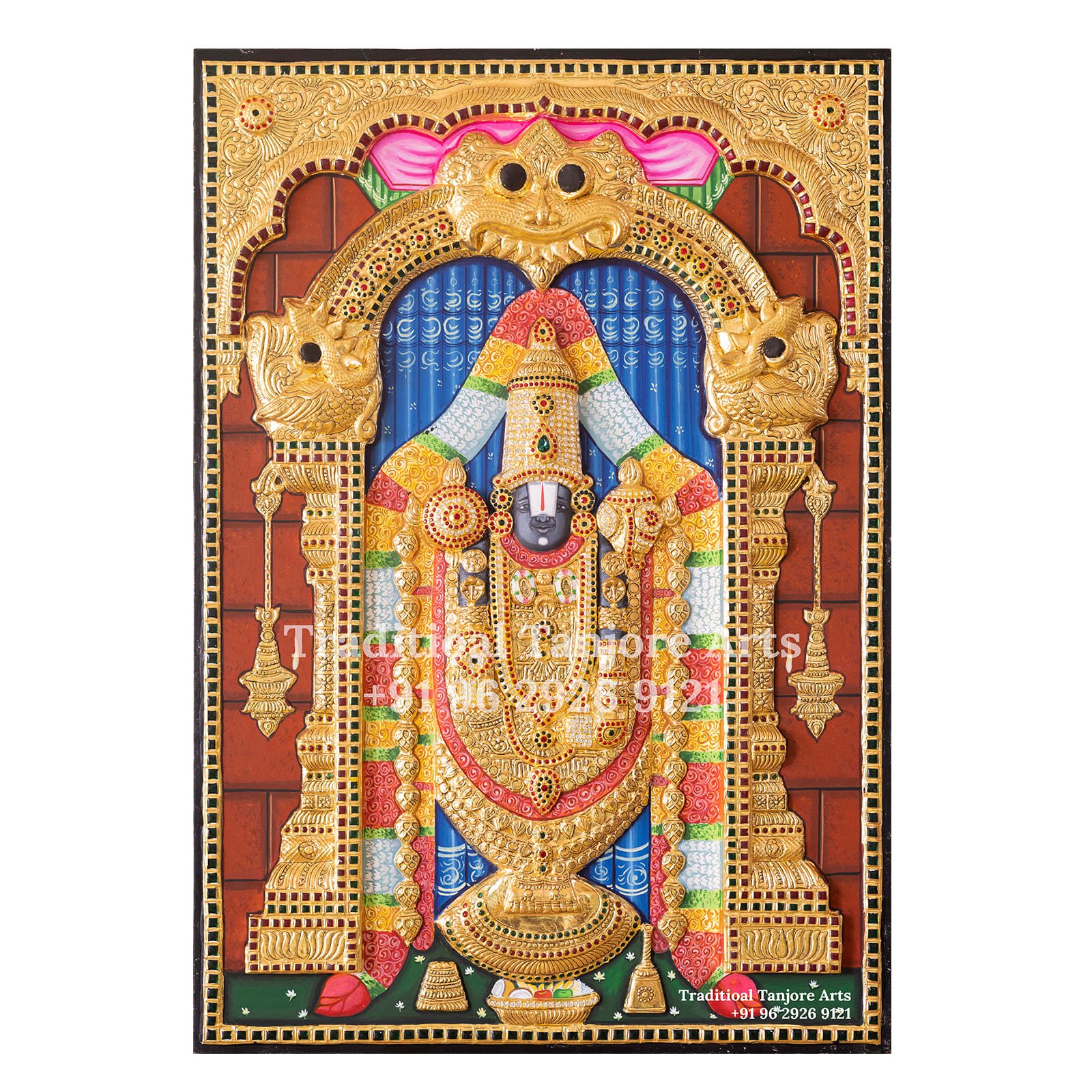 venkateshwara thanjavur painting