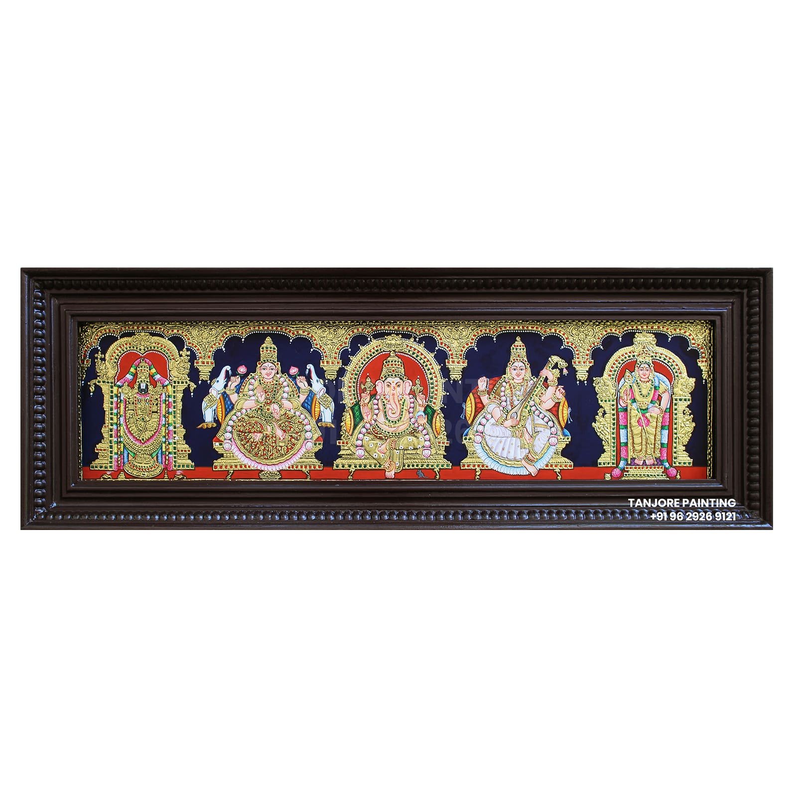 balaji-lakshmi-pillayar-saraswathi-murugan-5 god panel
