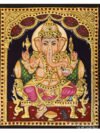 ganesh raja alangaram tanjore painting