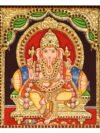 ganesha tanjore painting