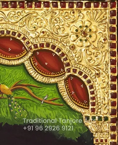 kundan stones traditional  tanjore arts