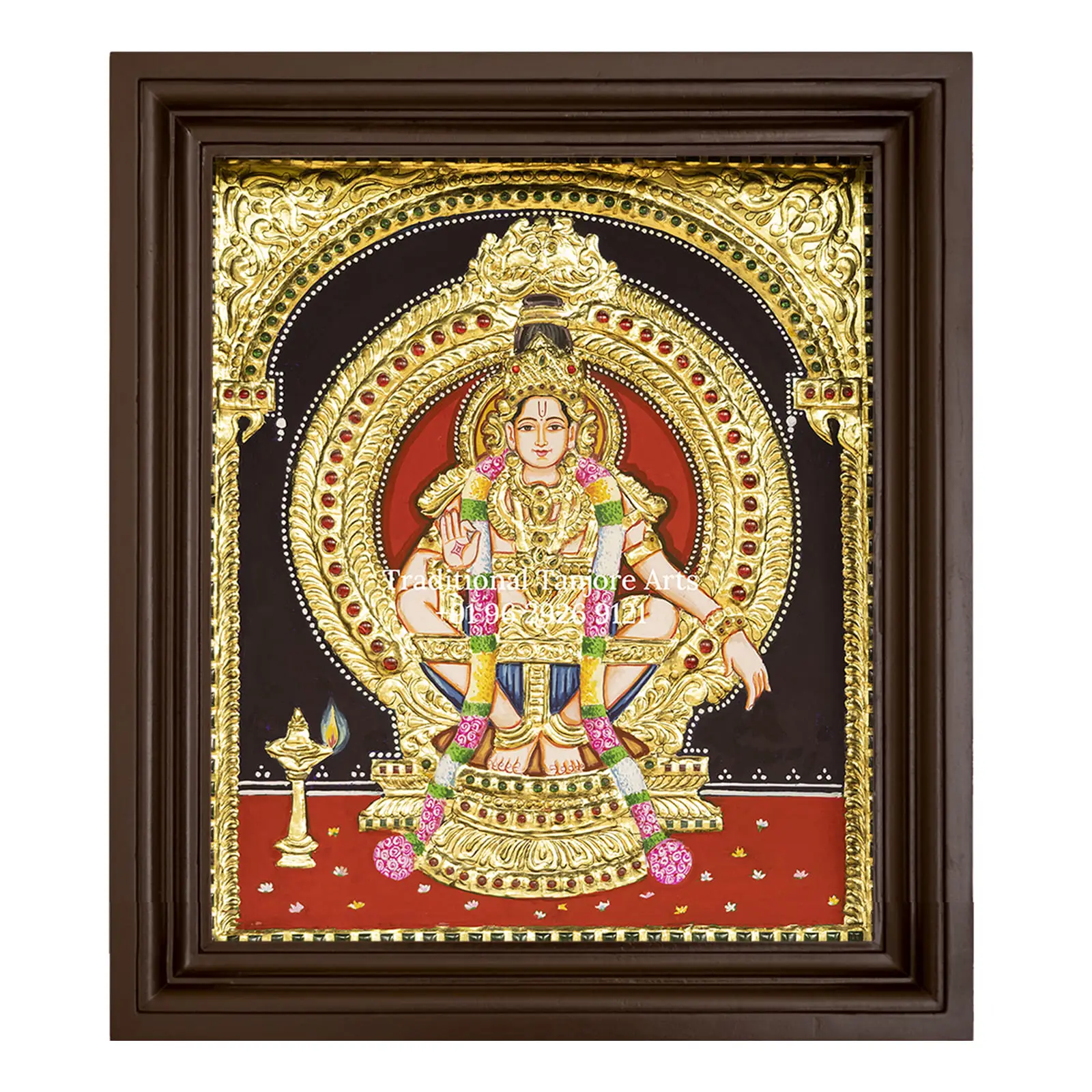 ayyappan tanjore-paintings art frame