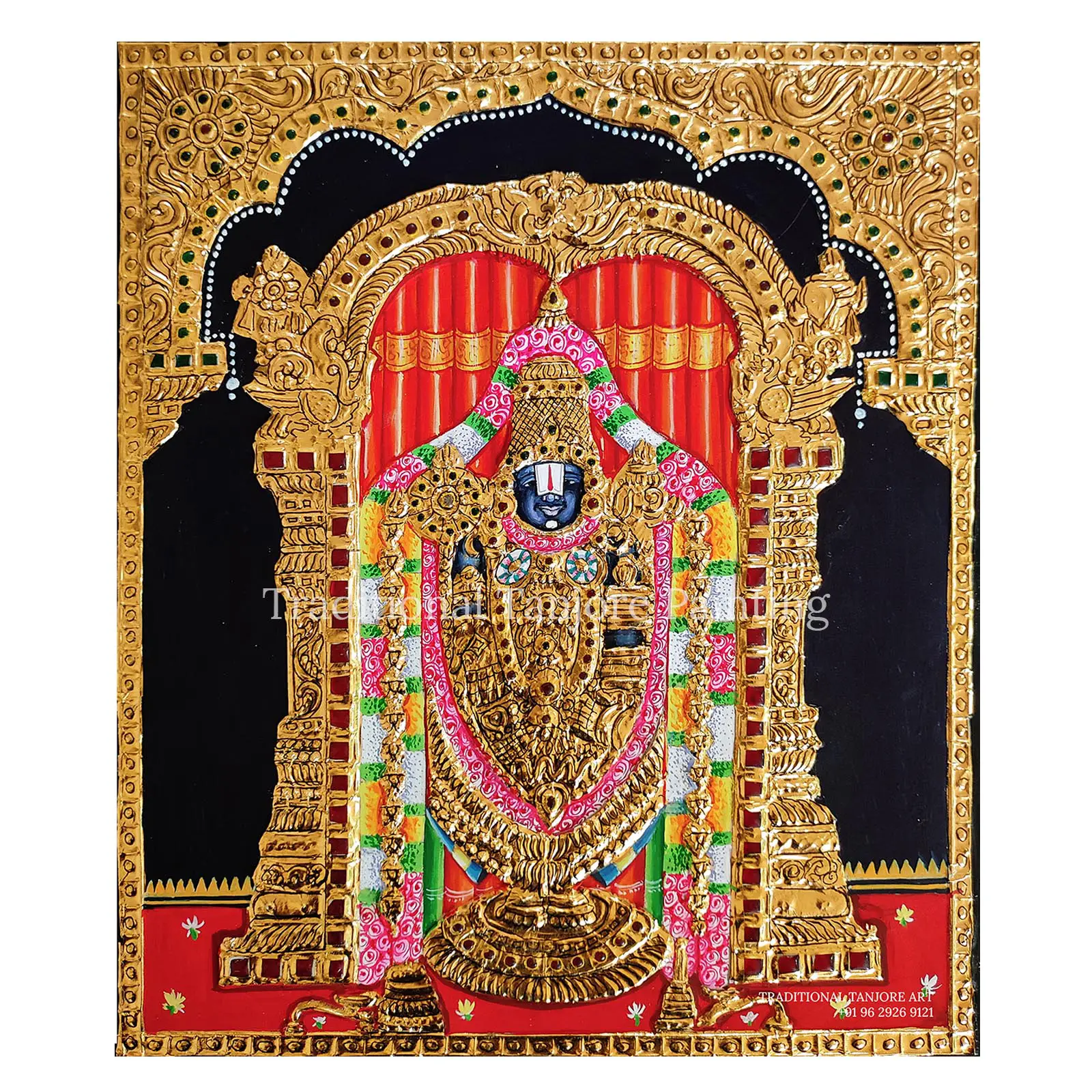 perumal tanjore painting