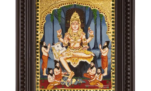 Dakshinamurthy Tanjore Painting