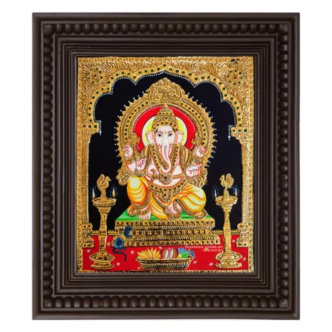 ganesha thanjavur painting sketch