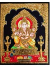 ganesh raja alangaram tanjore painting