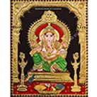 ganesha tanjore painting
