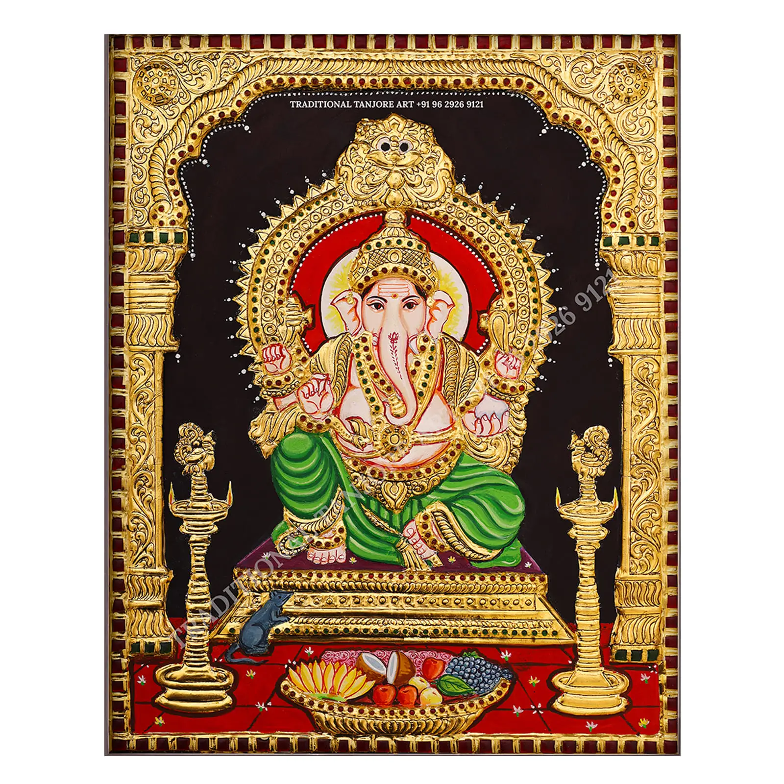 Pillayar Rajaalangaram tanjore images