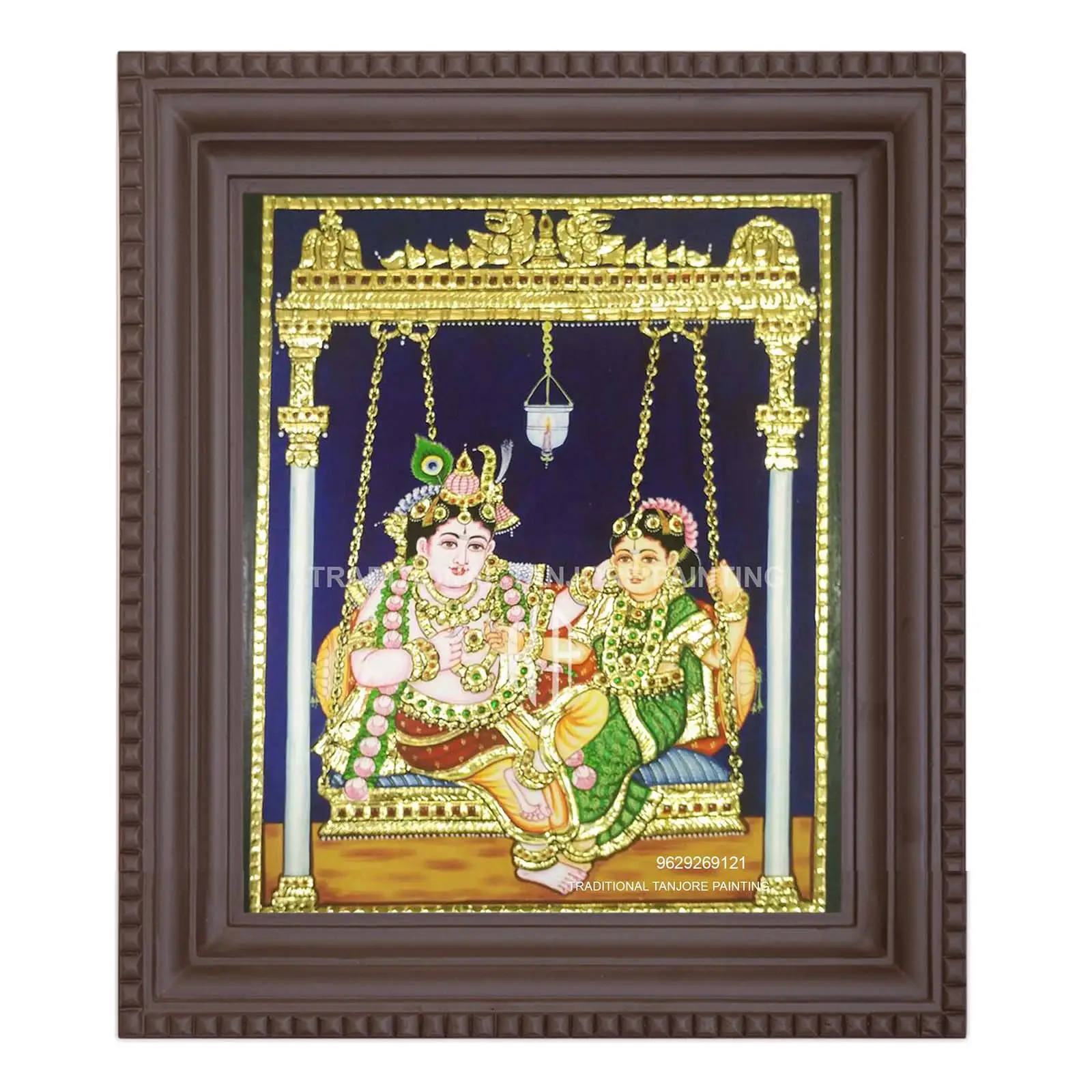 tanjore krishna paintings