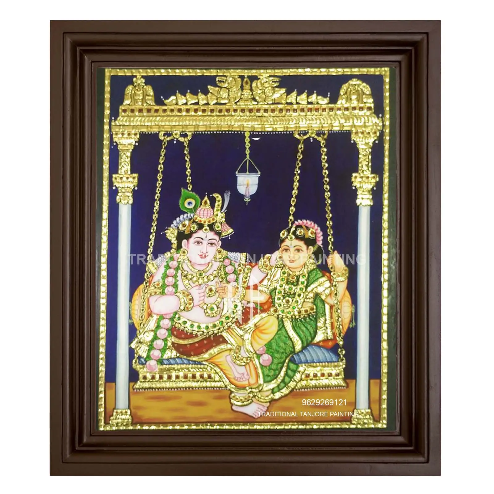 thanjavur krishna paintings