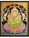 kubera lakshmi thanjavur painting