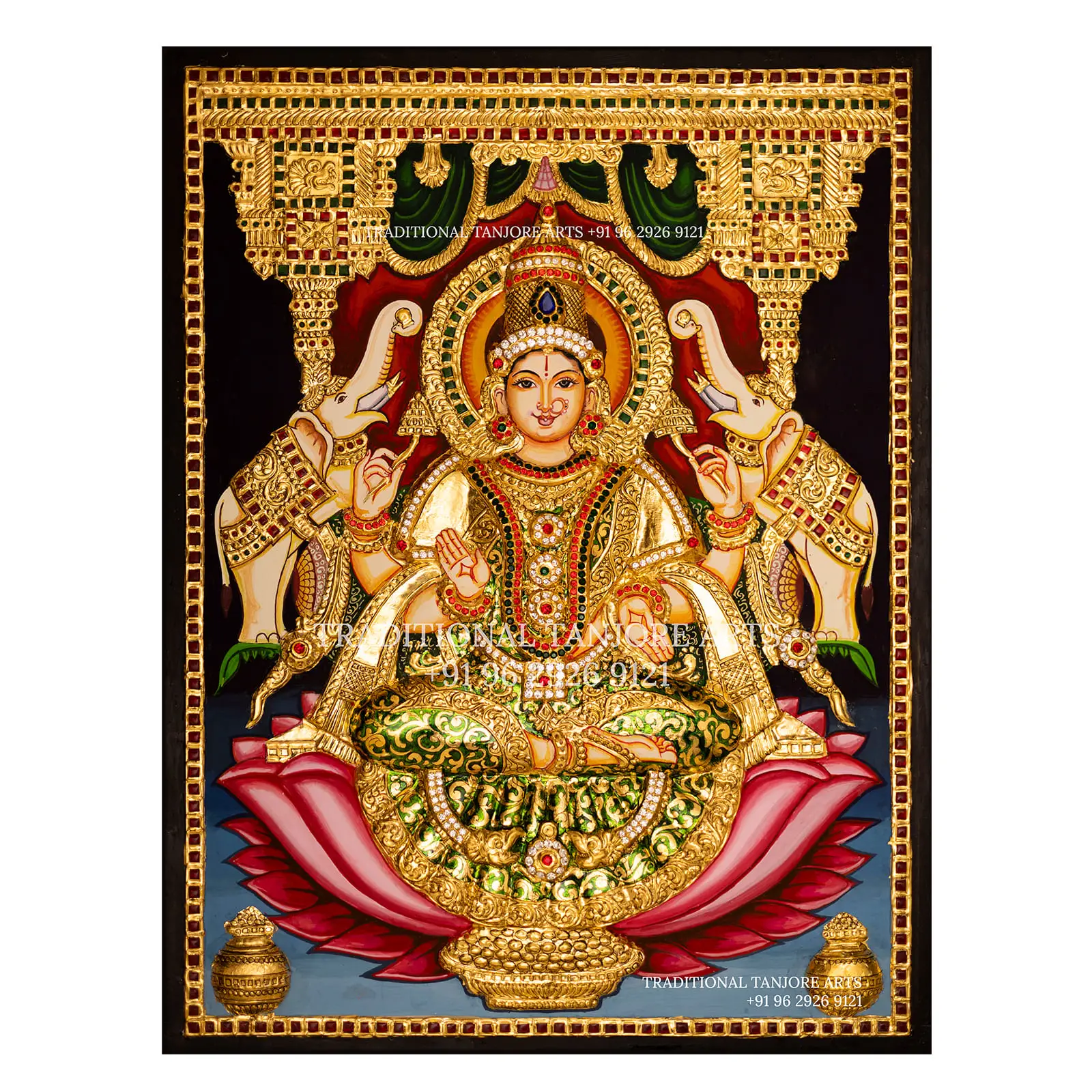 lakshmi tanjore painting