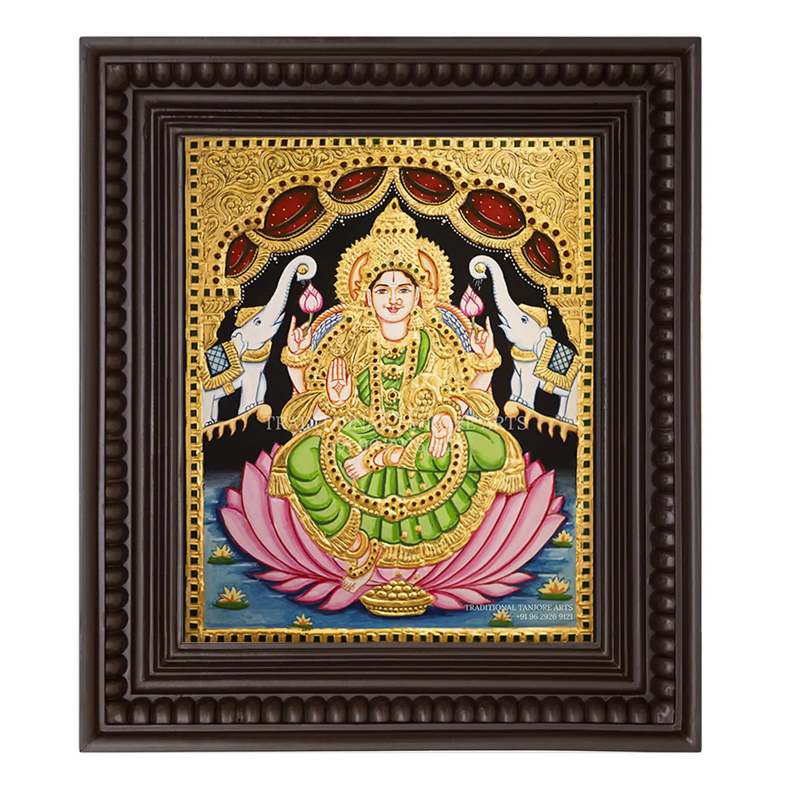 Ashta lakshmi thanjavur painting