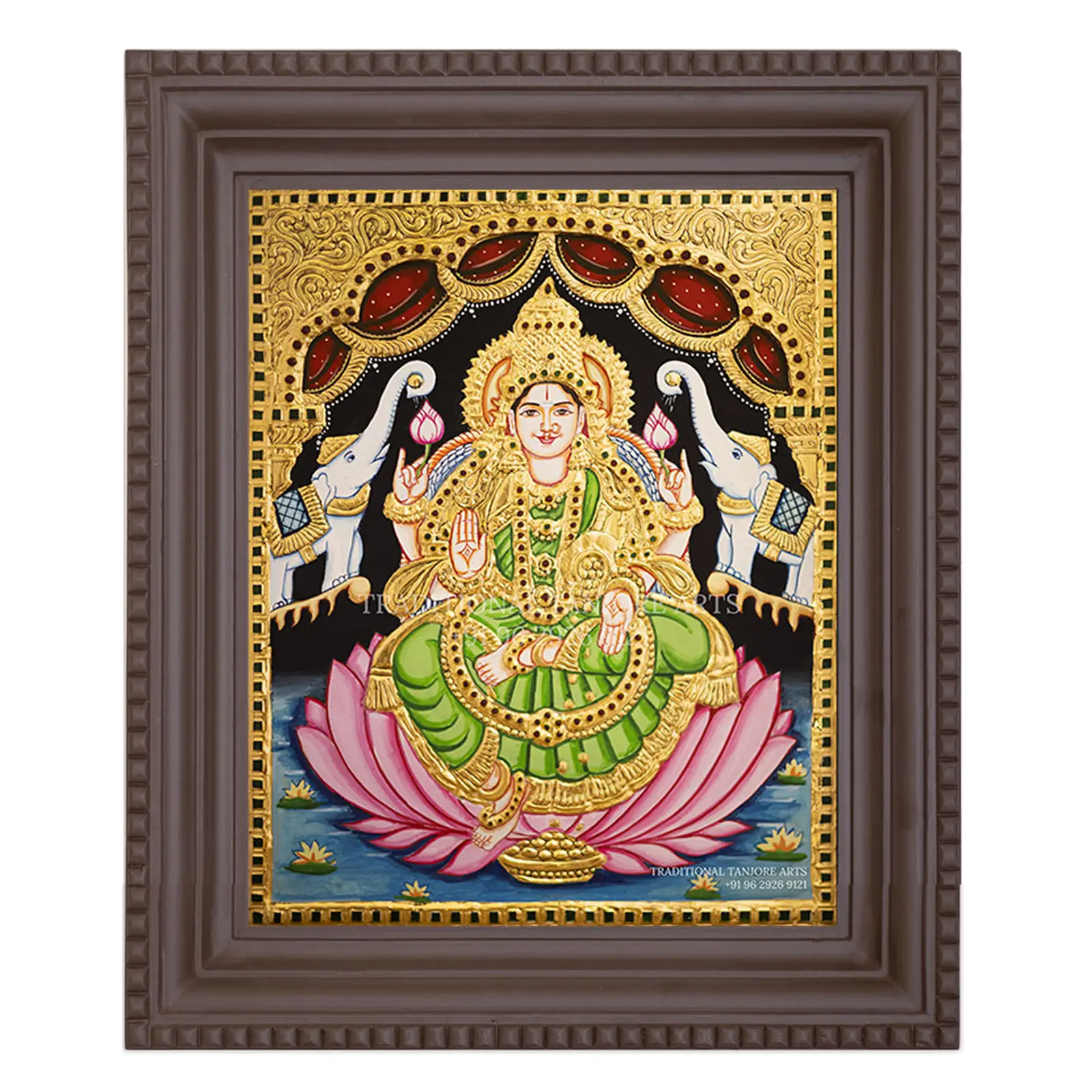 lakshmi thanjavur painting