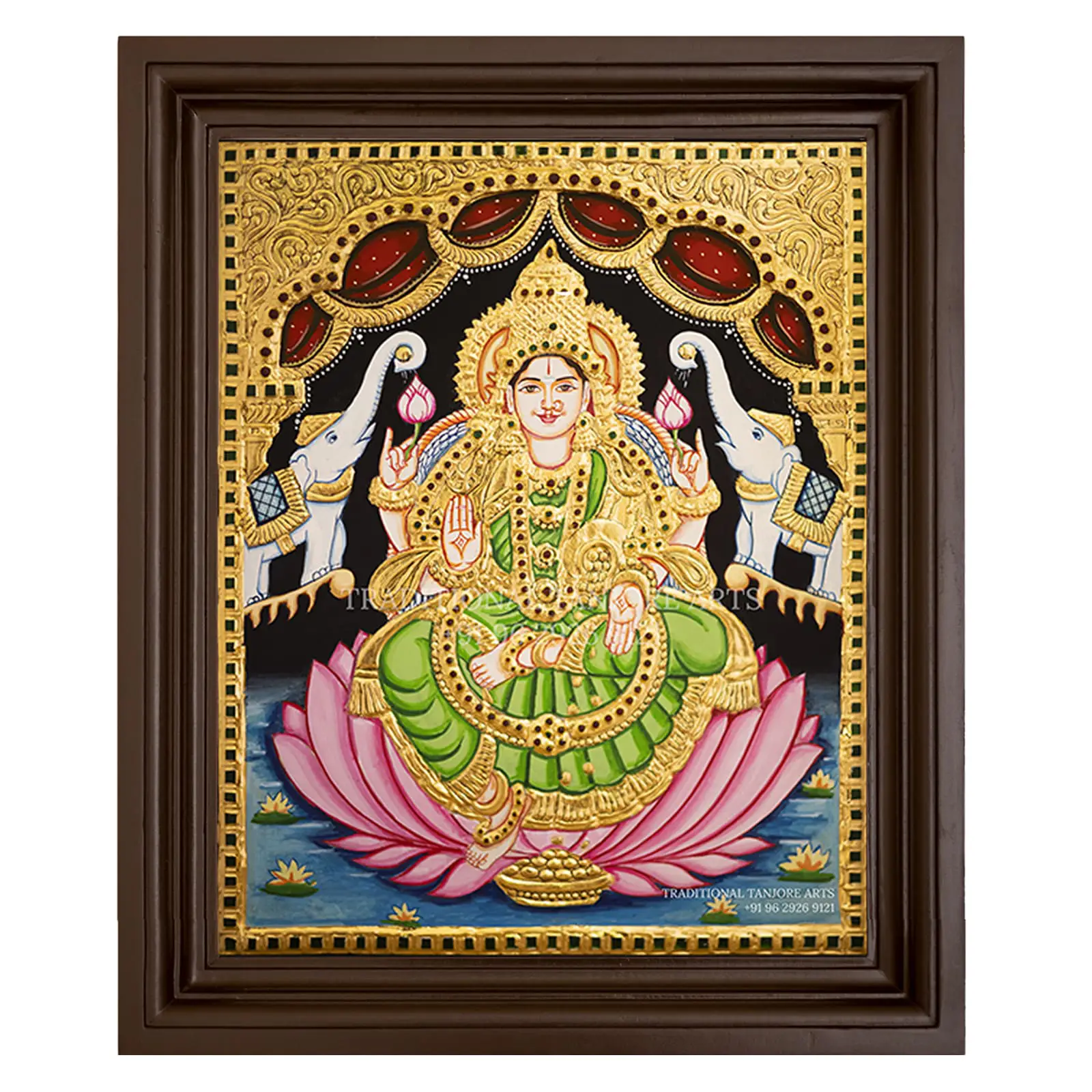 lakshmi tanjore painting