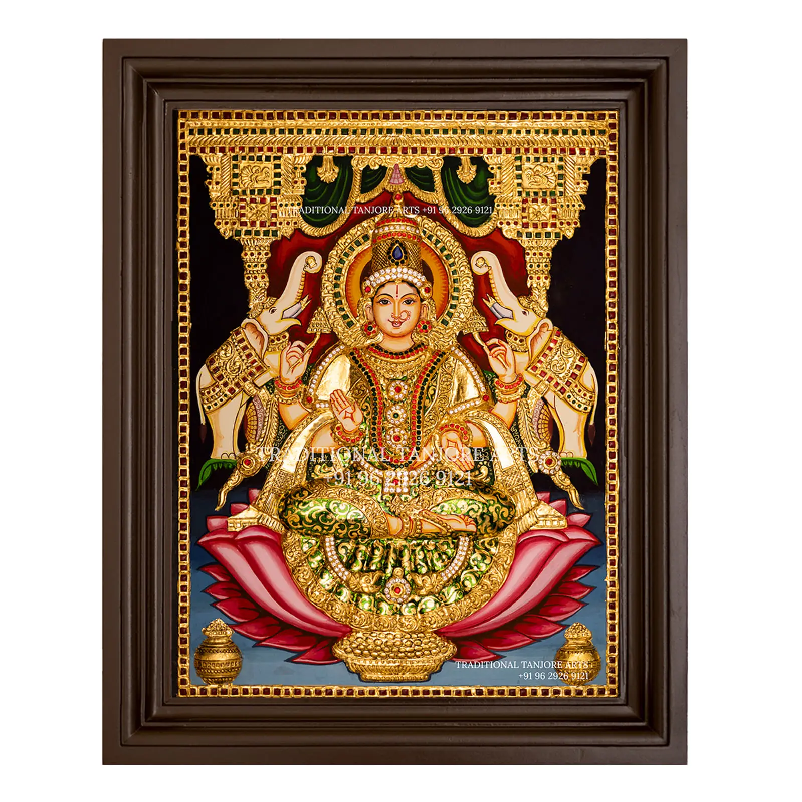 lakshmi thanjavur painting