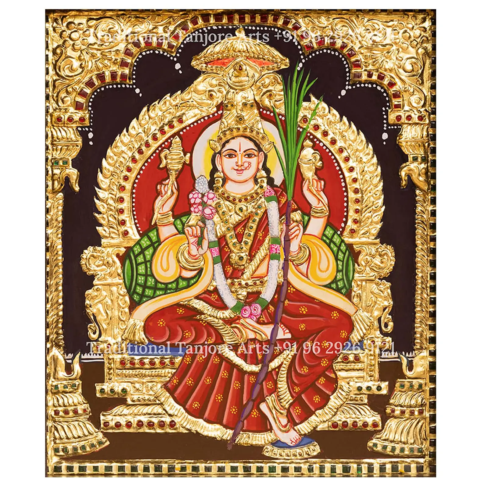lalitha devi tanjore painting