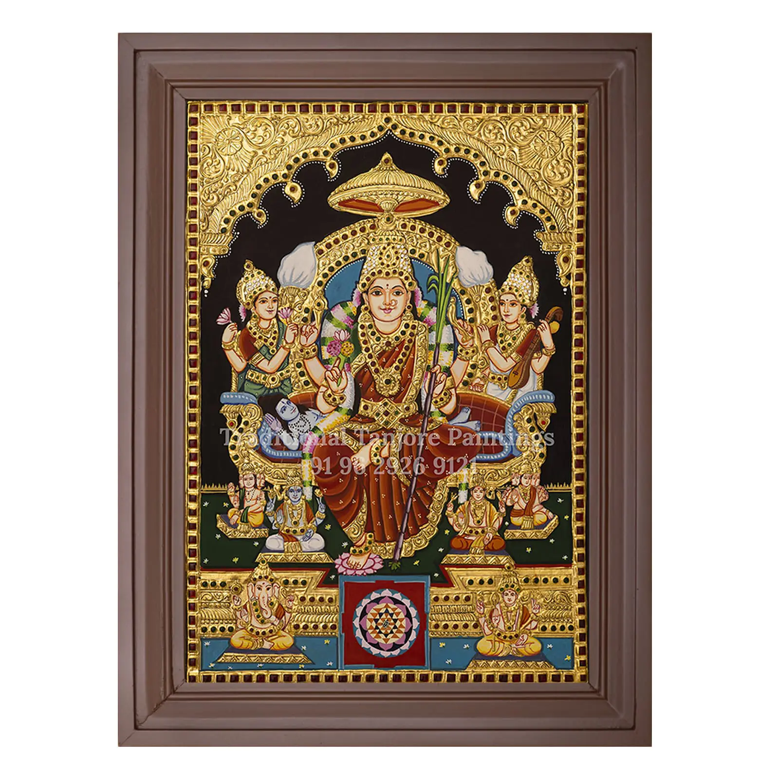 lalitha devi tanjore painting