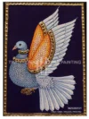 Maragadha Pura | Dove | Tanjore Painting | Traditional