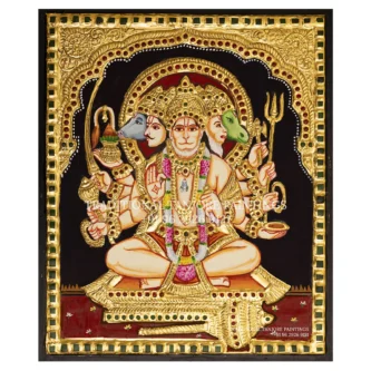 panchamuga anjaneyar tanjore hd images