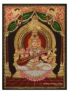 Saraswathi 3D | Tanjore Painting | Traditional