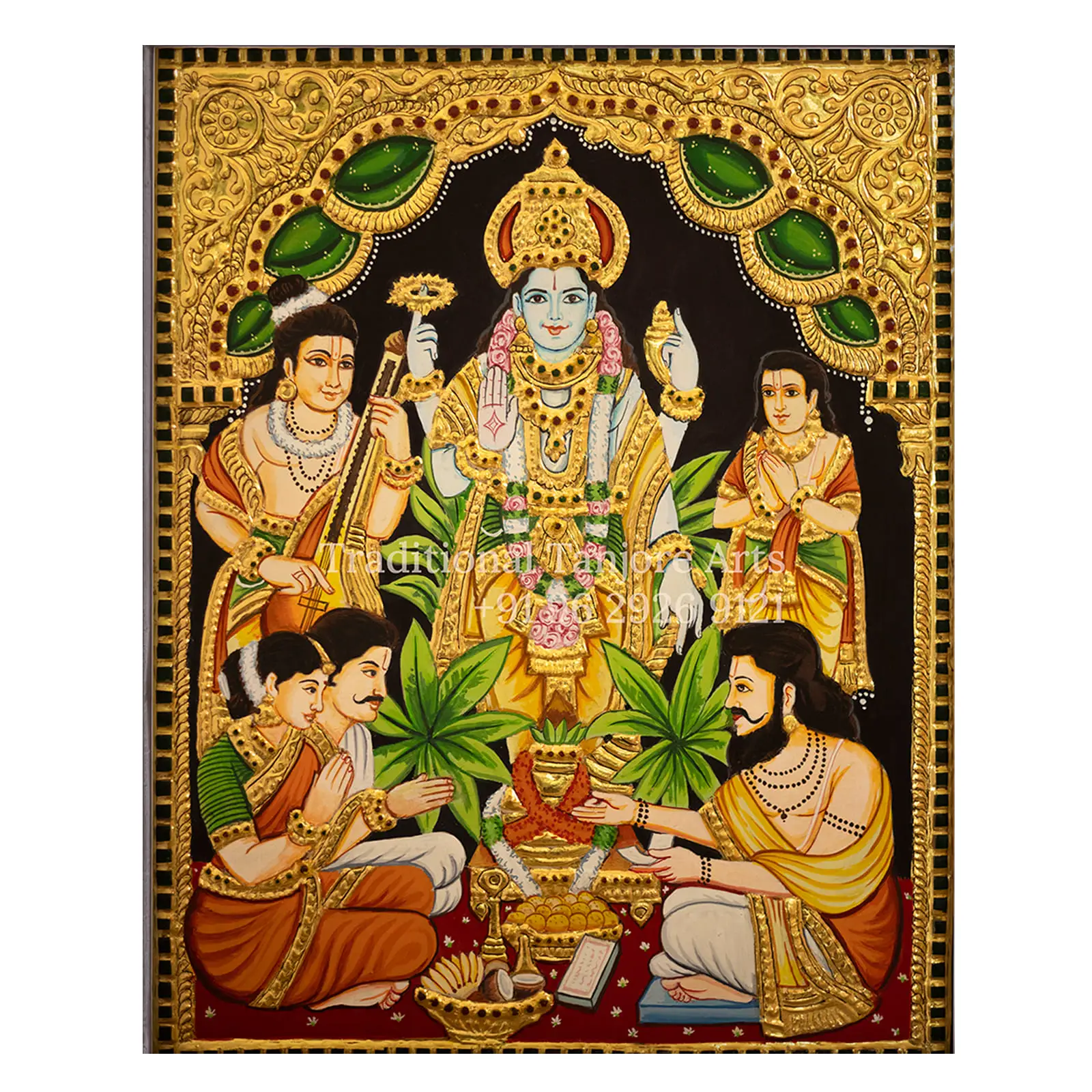 satyanarayana thanjavur painting