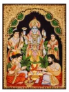 satyanarayana swamy thanjavur painting