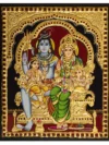 shiva family thanjavur paintings
