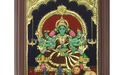 Varahi Amman Tanjore Painting