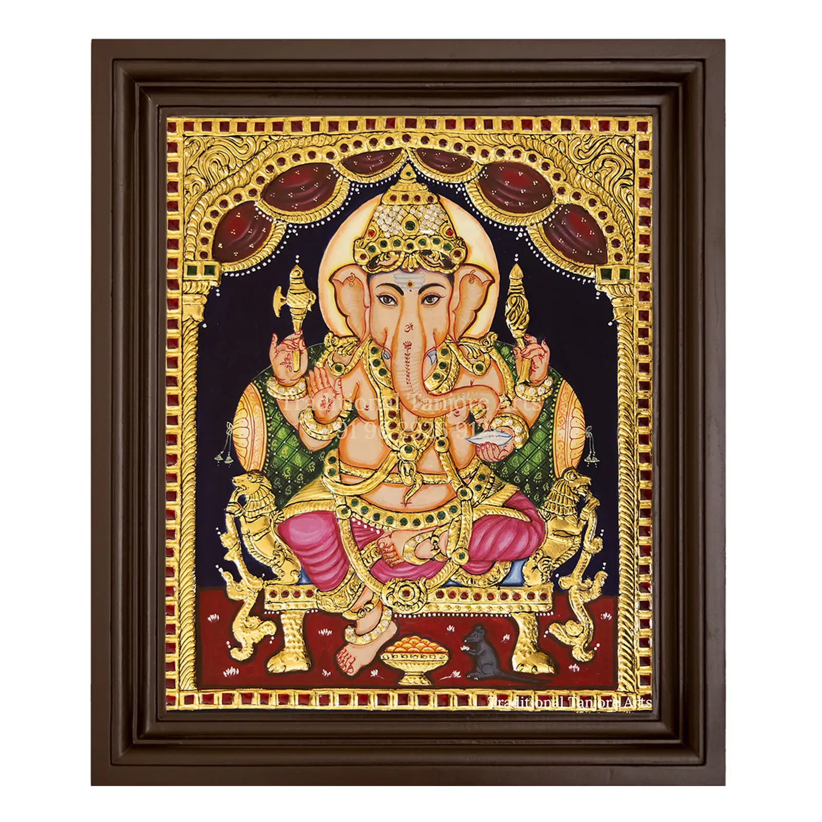 ganesh tanjore paintings